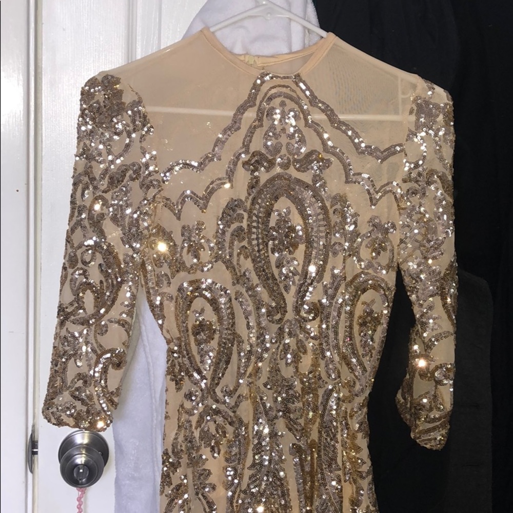 Sparkly Gold Dress
